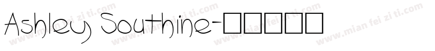 Ashley Southine字体转换